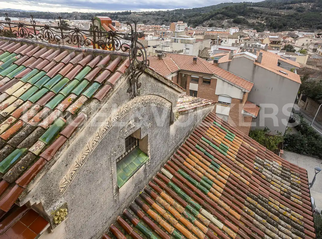 Vista exterior de Casa o xalet en venda en La Garriga amb Calefacció, Jardí privat i Terrassa