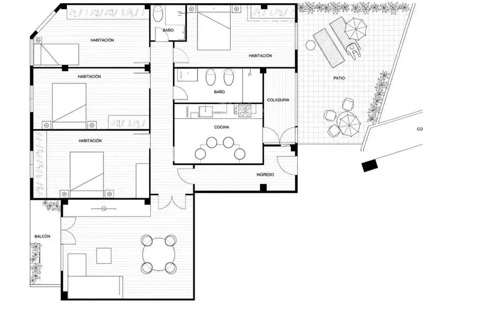 Piso en venta en  Palma de Mallorca con Aire acondicionado, Terraza y Amueblado