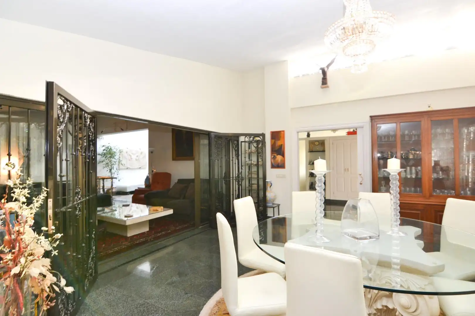 Dining room of Houses for sale in Villanueva de la Cañada  with Air Conditioner, Private garden and Terrace