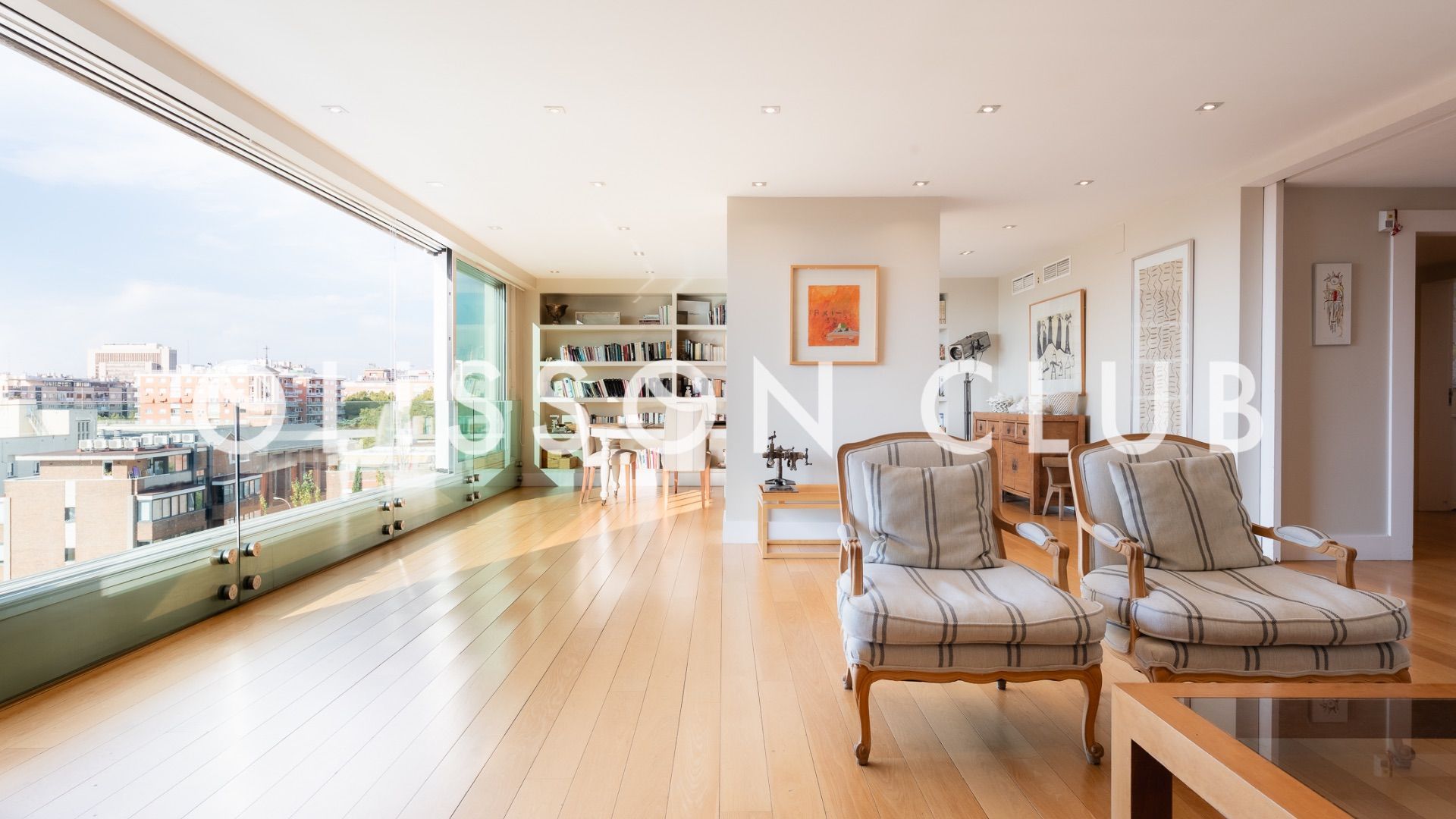 Living room of Flat for sale in  Madrid Capital  with Air Conditioner, Heating and Storage room