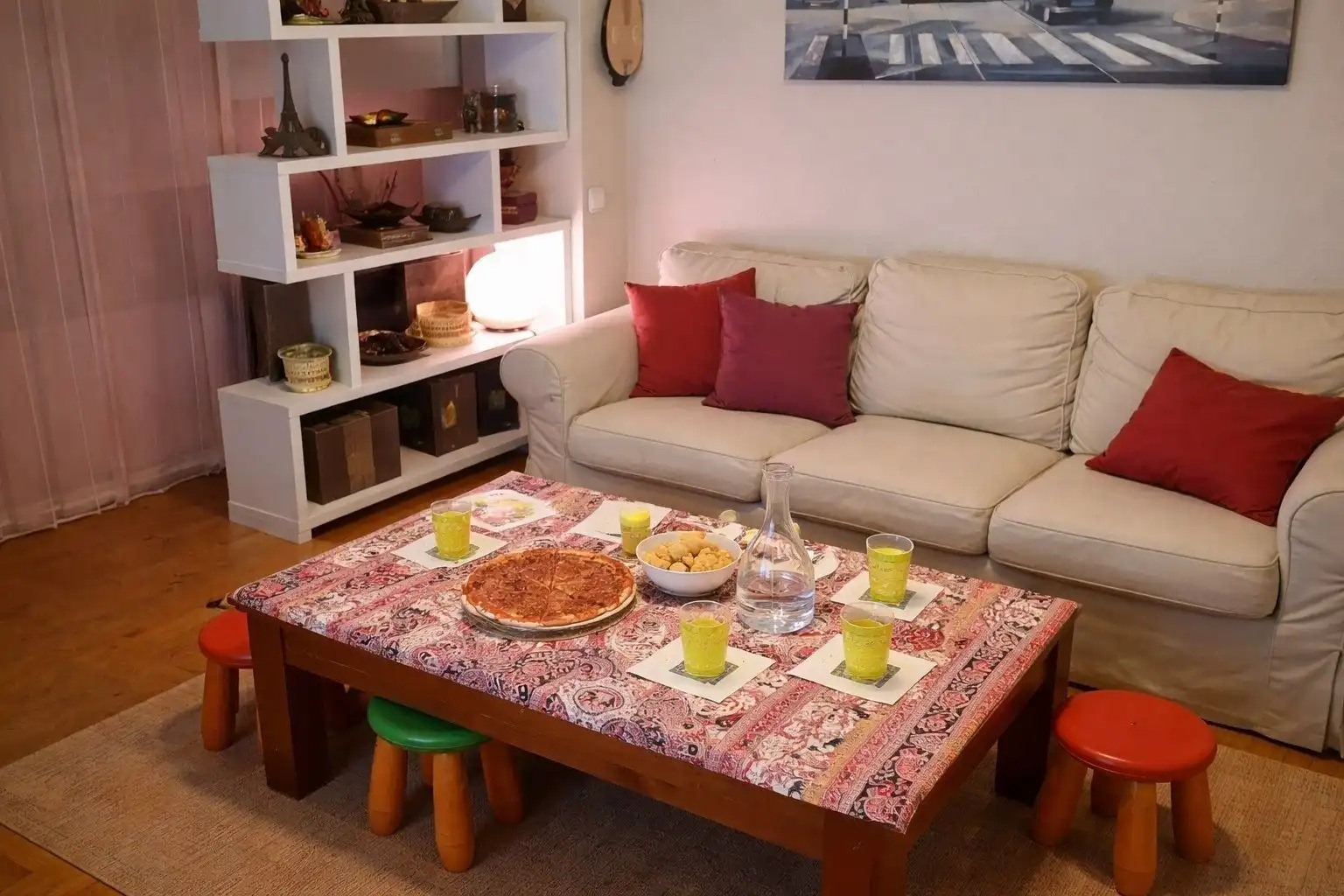 Wohnzimmer von Wohnung zum Verkauf in Madrid mit Klimaanlage, Heizung und Terrasse