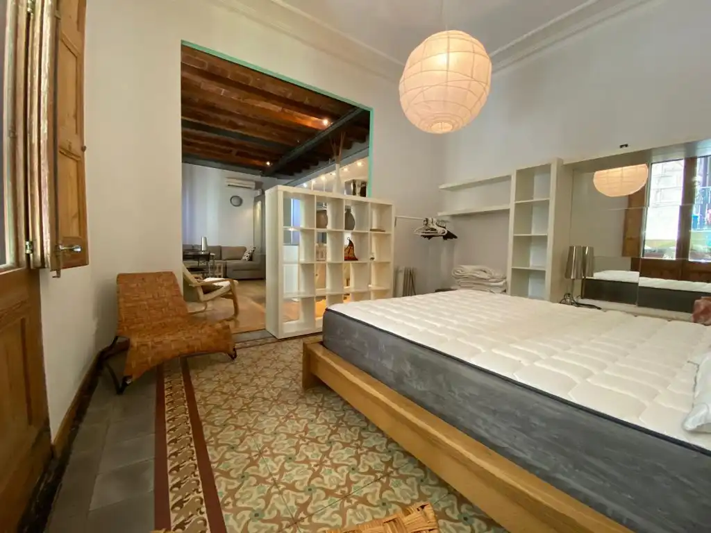 Bedroom of Study for rent in Barcelona  with Air Conditioner, Heating and Parquet flooring