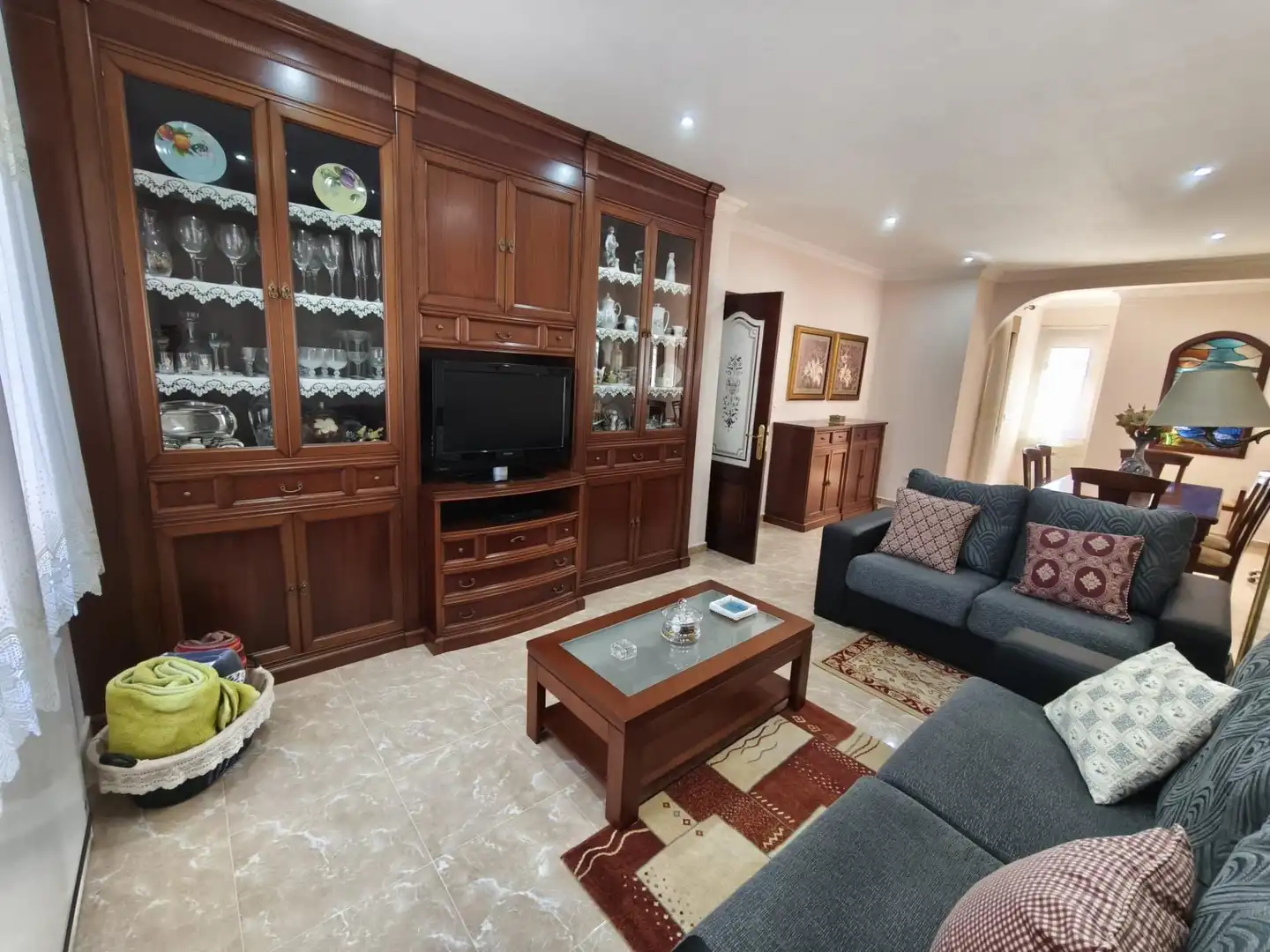 Sala de estar de Casa o chalet en venta en Ribeira con Calefacción