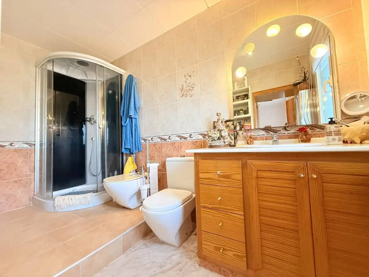 Baño de Casa o chalet en venta en Riells i Viabrea con Aire acondicionado, Jardín privado y Terraza