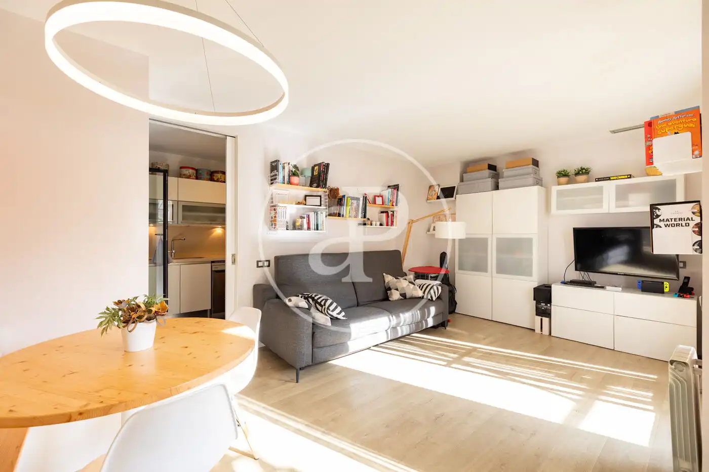 Sala de estar de Piso en venta en Les Corts
