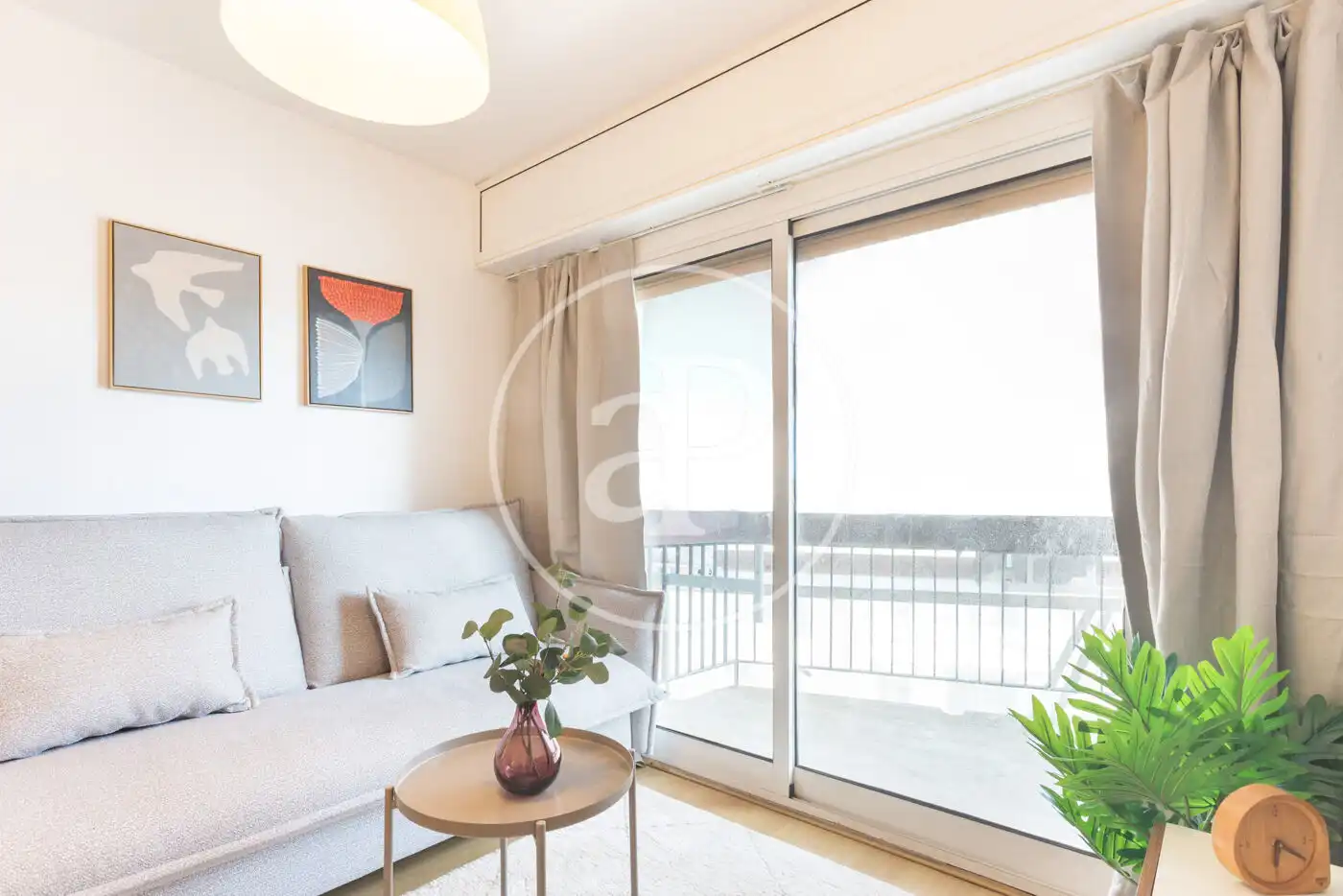 Terraza de Piso de alquiler en Barcelona con Amueblado y Balcón