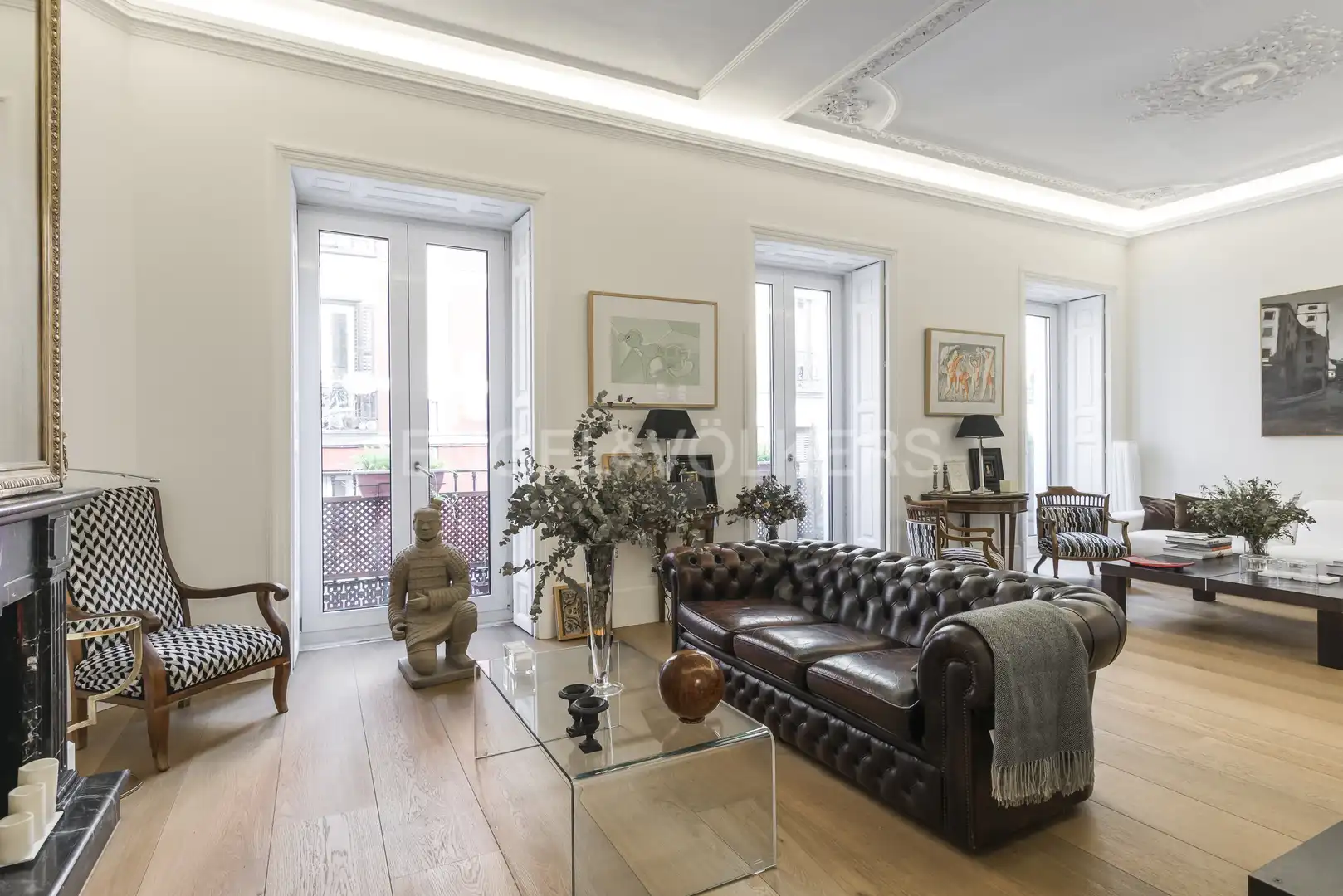 Living room of Flat for sale in Madrid  with Air Conditioner, Heating and Storage room