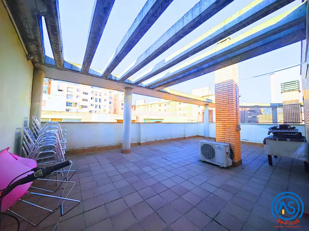 Terraza de Apartamento de alquiler en Zaragoza con Aire acondicionado, Calefacción y Parquet