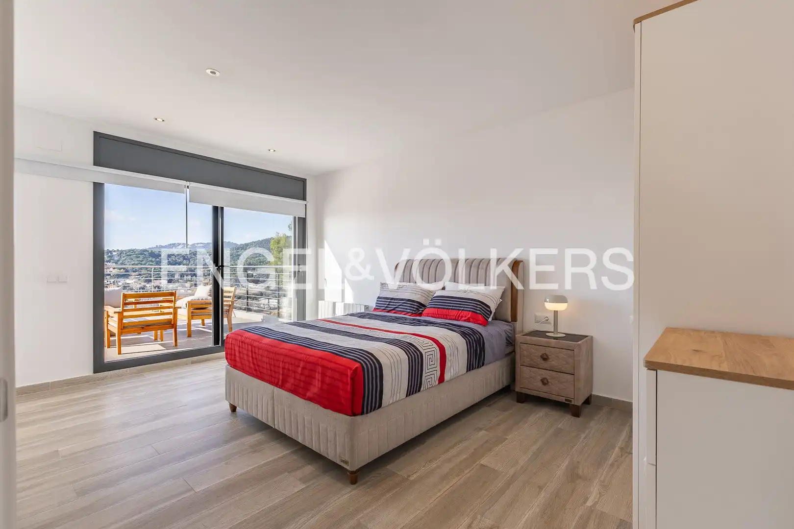 Bedroom of Houses for rent in Santa Susanna  with Air Conditioner, Heating and Private garden