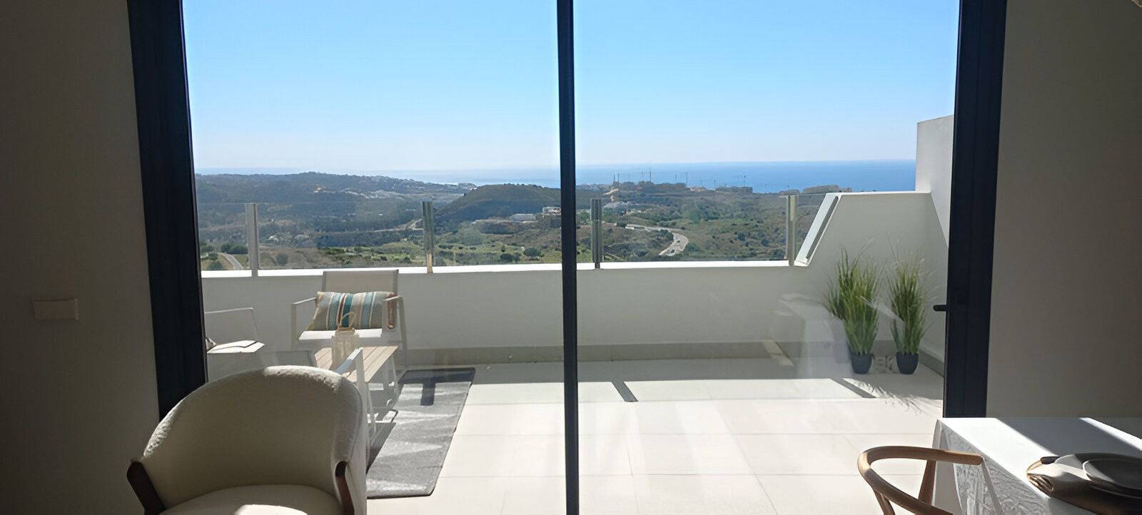 Terrassa de Apartament en venda en Mijas amb Aire condicionat, Terrassa i Piscina