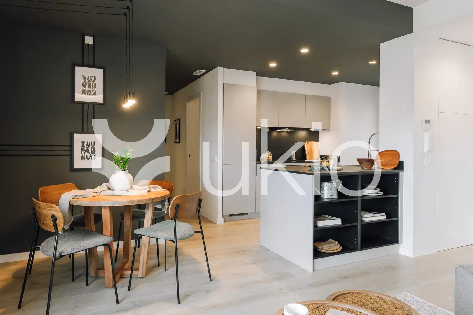 Kitchen of Flat for rent in Barcelona  with Air Conditioner, Heating and Furnished