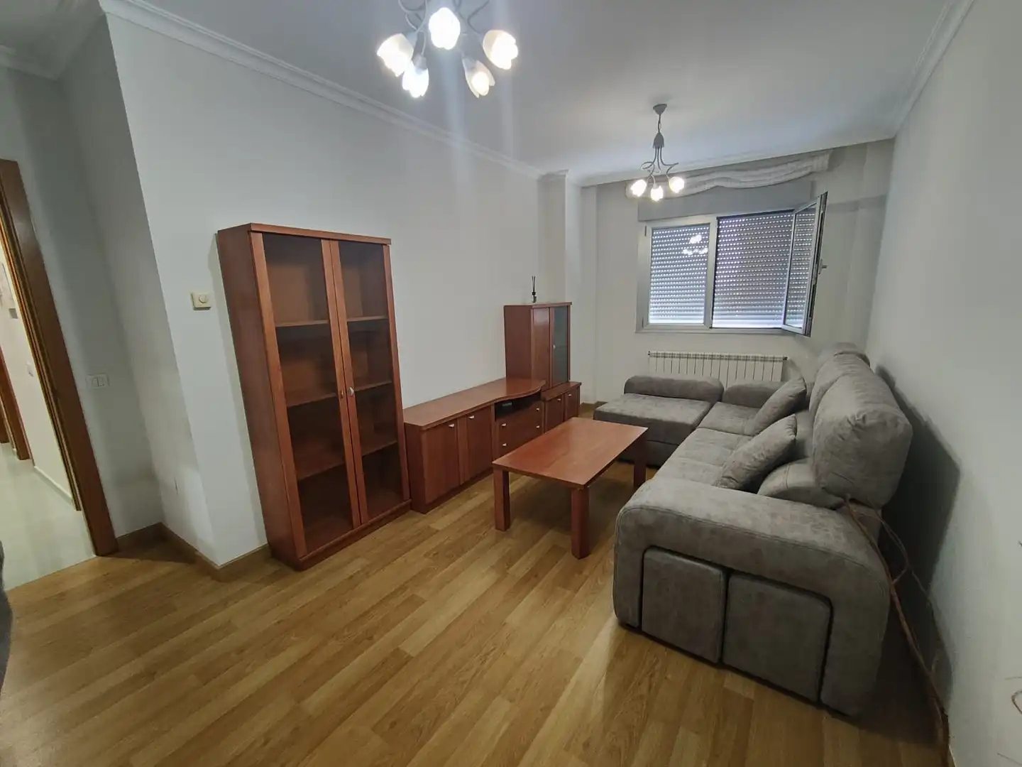 Living room of Apartments for rent in Lugo  with Heating, Storage room and Furnished