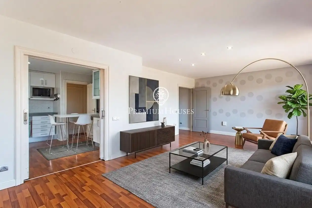 Living room of Attic for sale in Mataró  with Air Conditioner, Heating and Parquet flooring