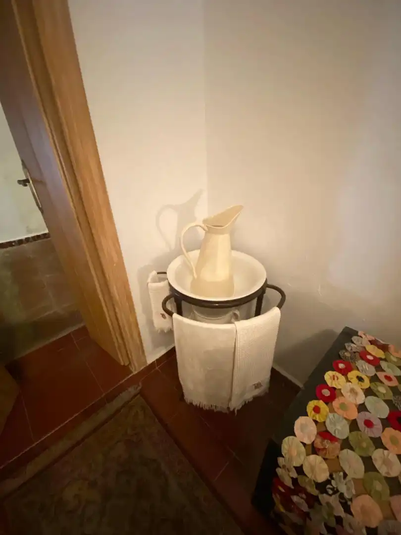 Baño de Finca rústica en venta en Barcarrota con Amueblado