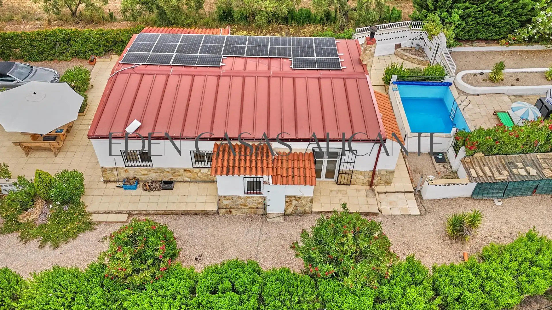 Vista exterior de Casa o chalet en venta en Biar con Aire acondicionado, Calefacción y Jardín privado