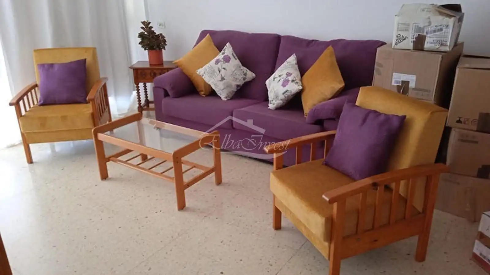 Sala de estar de Casa o chalet en venta en Adeje con Jardín privado, Terraza y Trastero