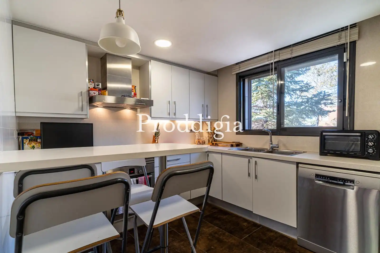 Kitchen of Detached homes for sale in Sant Cugat del Vallès  with Air Conditioner, Heating and Private garden
