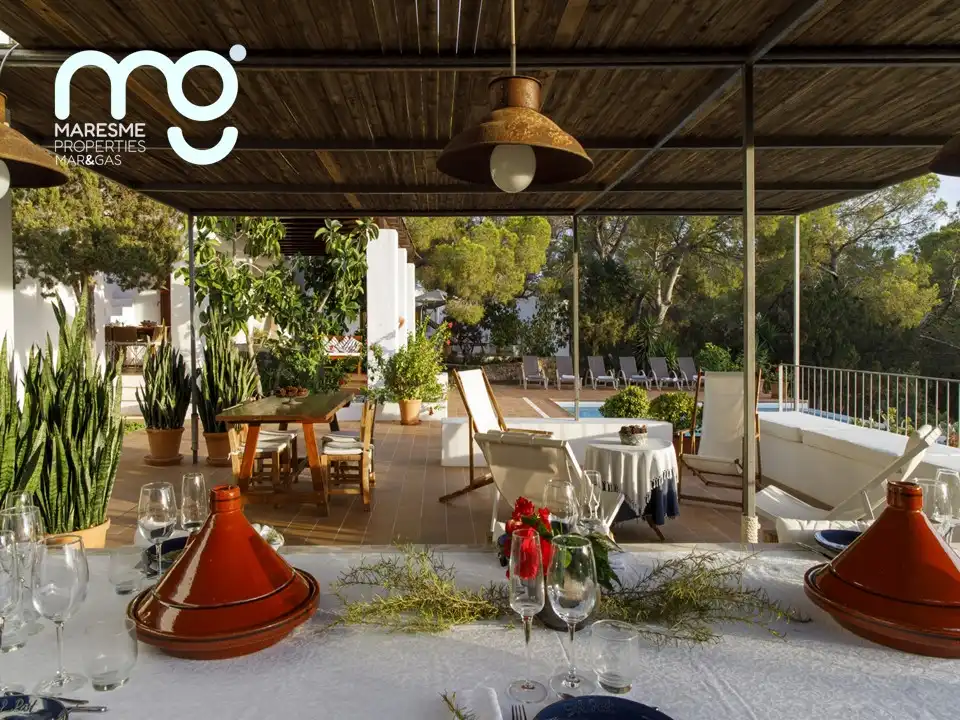Terrace of Country homes for sale in Andratx  with Air Conditioner, Heating and Private garden