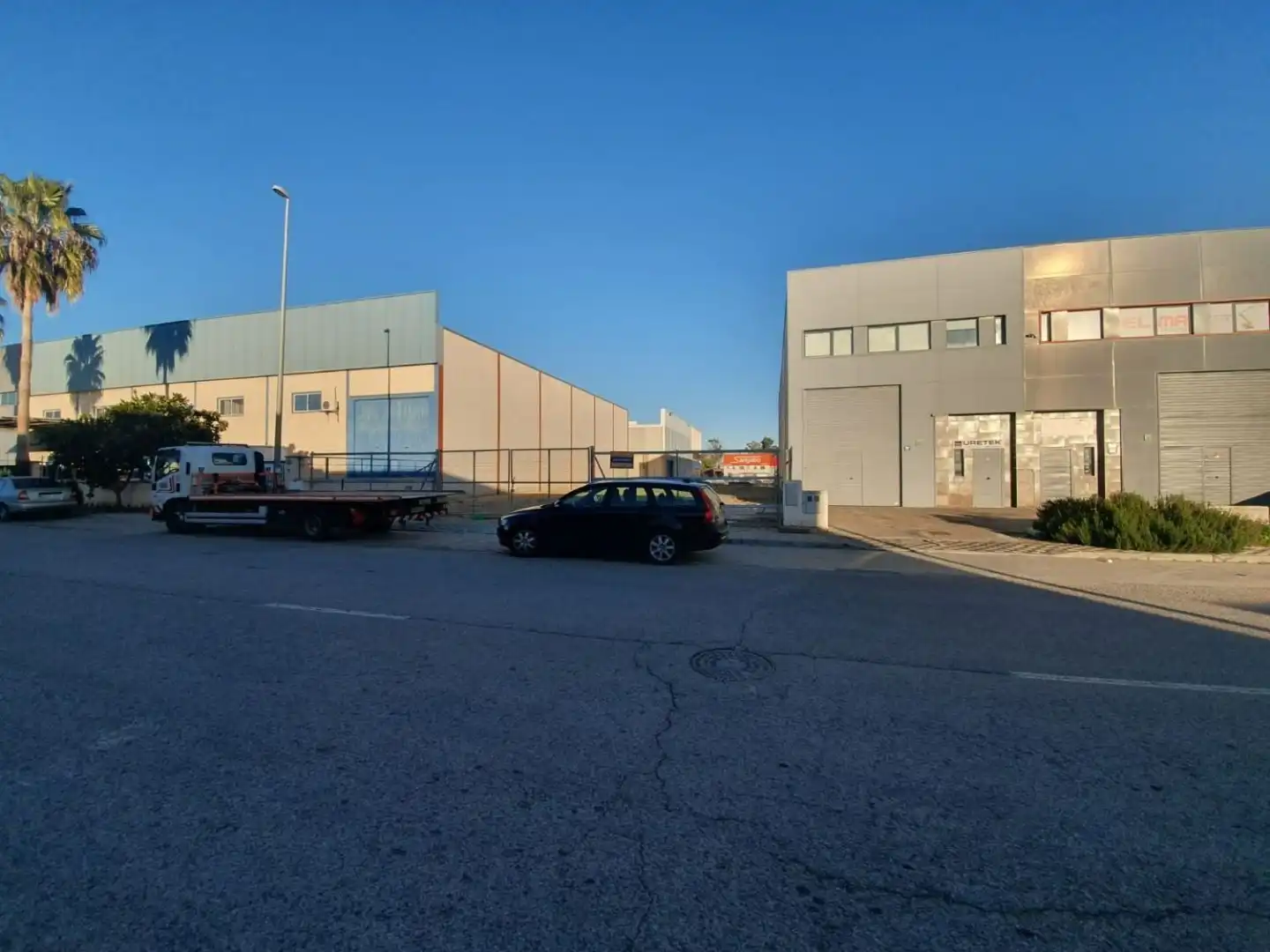 Vista exterior de Terreno industrial en venta en Salteras