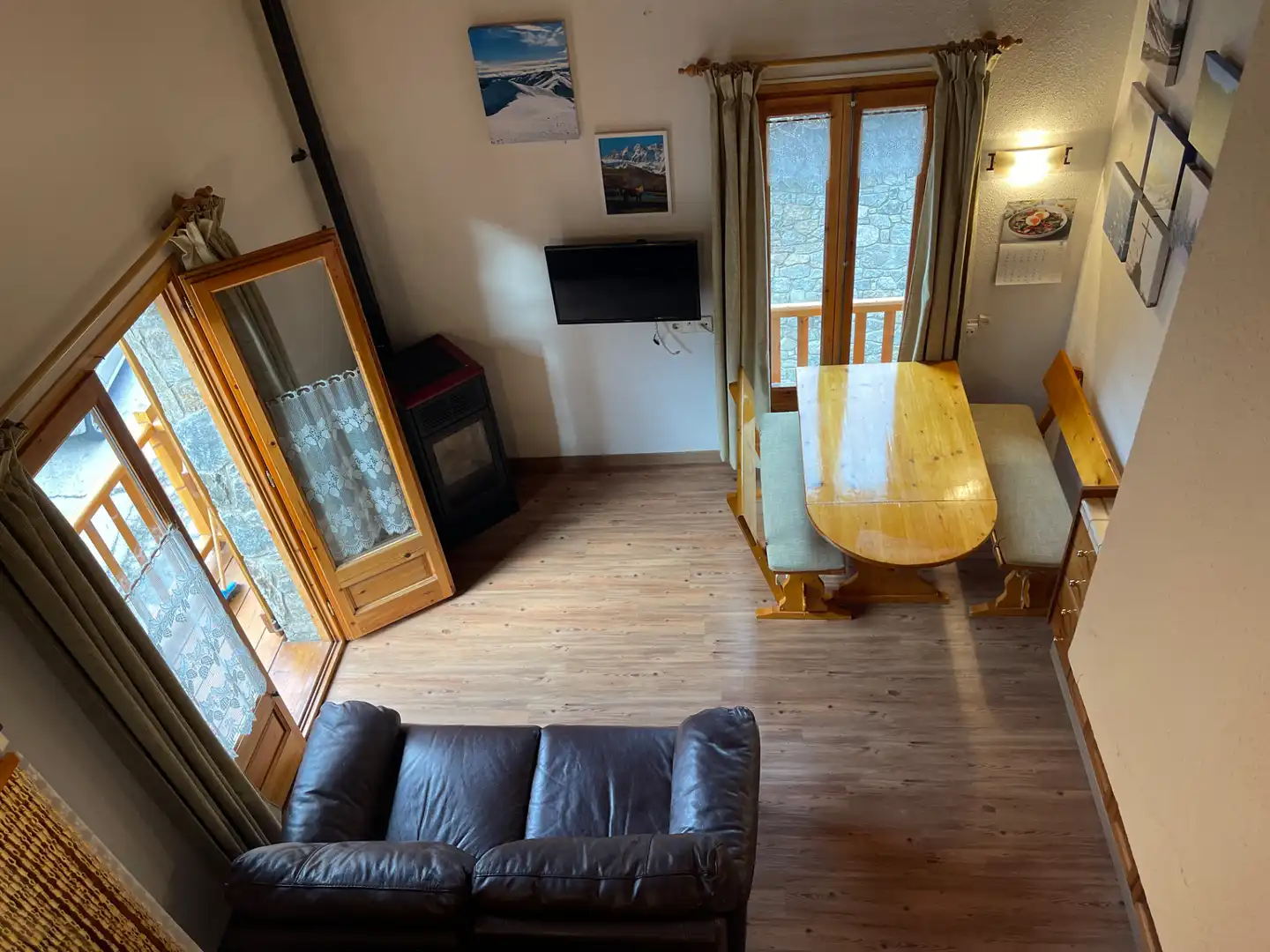 Sala d'estar de Àtic en venda en Setcases amb Calefacció, Parquet i Traster