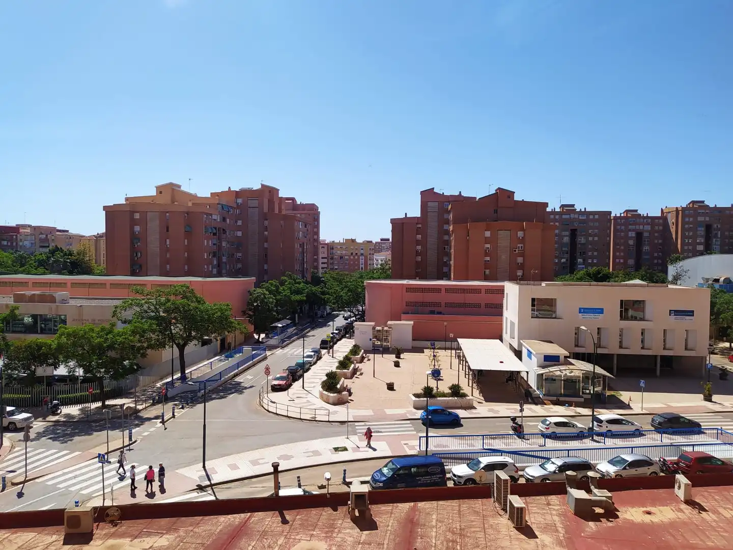 Außenansicht von Wohnung zur Miete in Málaga mit Klimaanlage, Terrasse und Möbliert