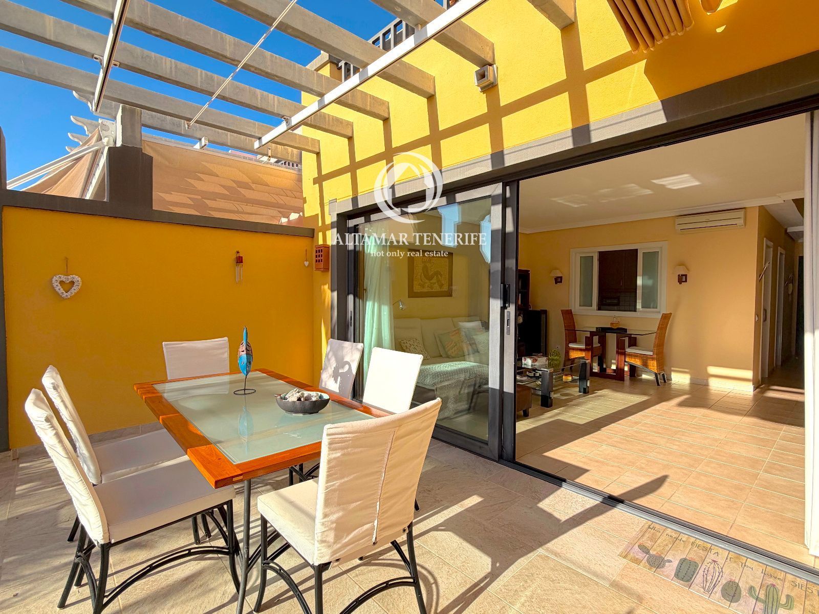 Terrace of Single-family semi-detached to rent in Adeje  with Air Conditioner, Terrace and Swimming Pool