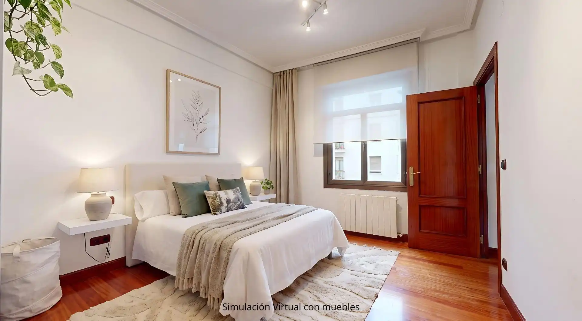 Bedroom of Flat for sale in Bilbao   with Heating