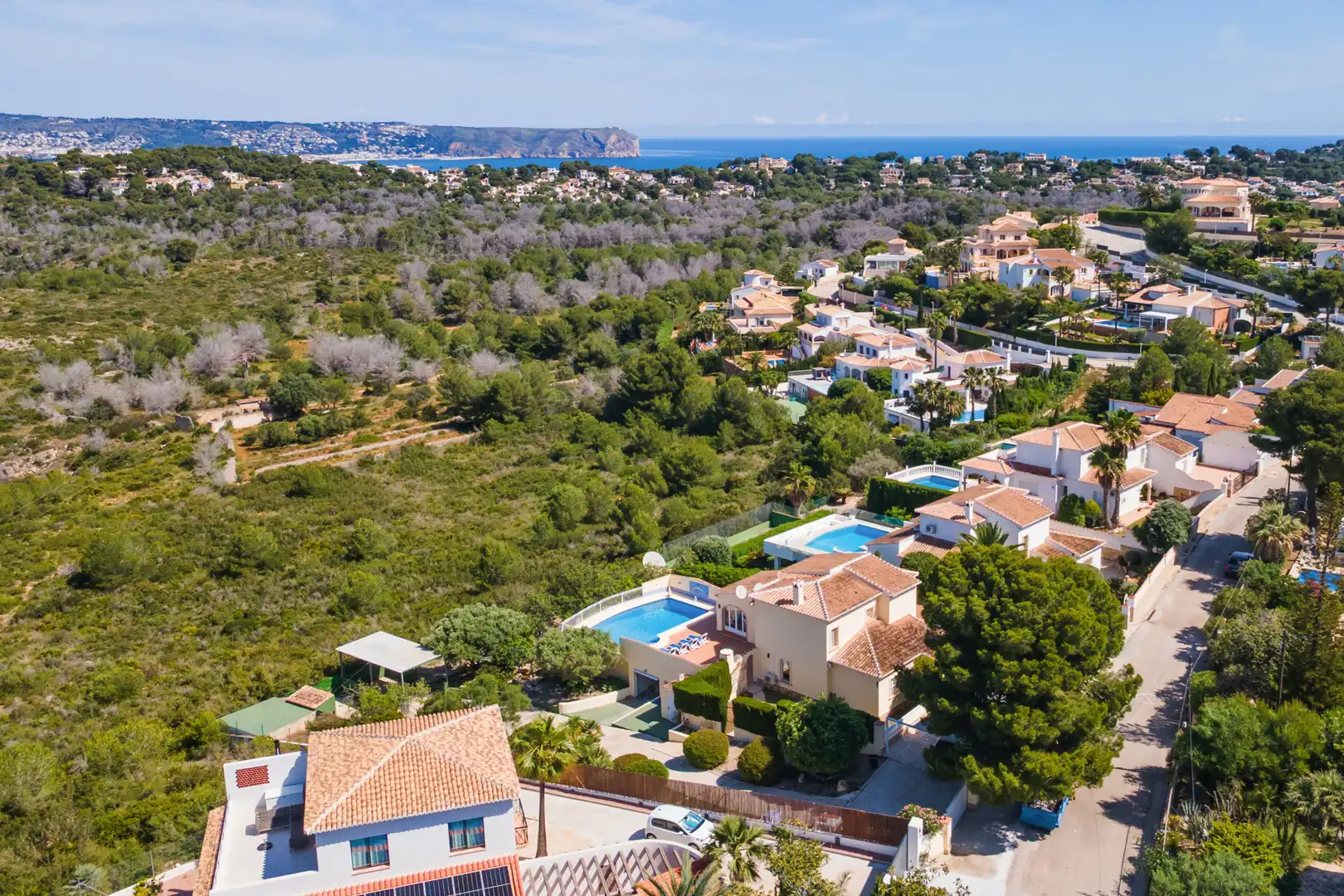 Exterior view of Houses for sale in Jávea / Xàbia  with Air Conditioner, Private garden and Terrace