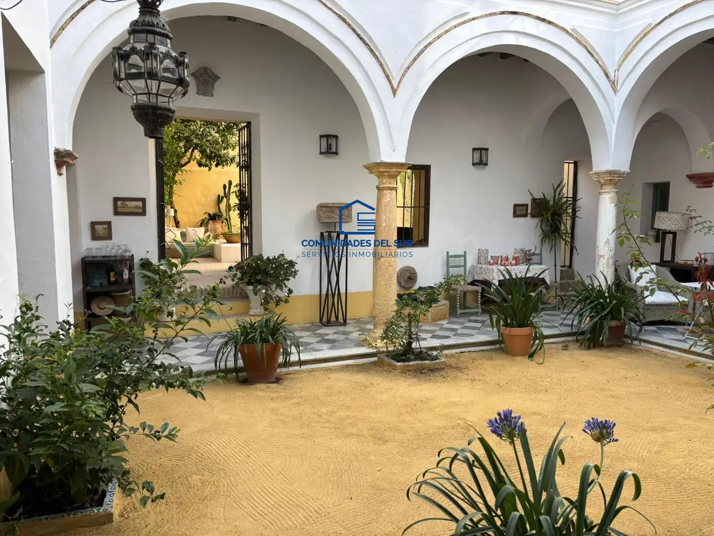 Jardí de Casa o xalet de lloguer en El Puerto de Santa María amb Aire condicionat, Terrassa i Piscina