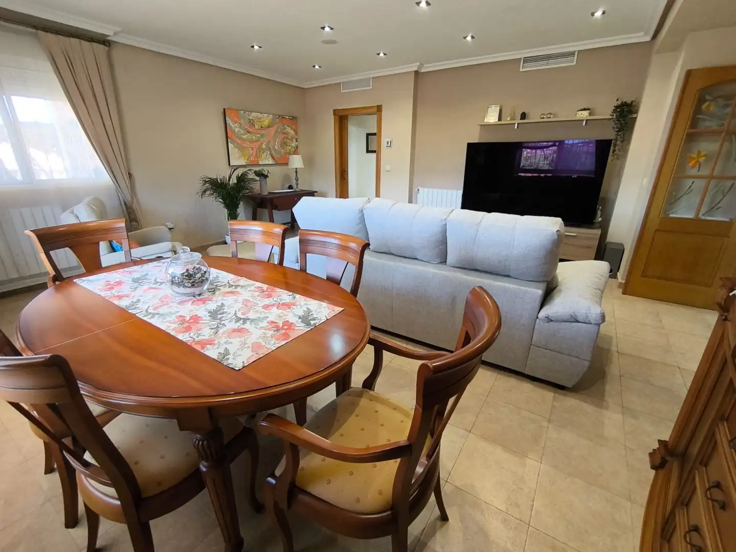 Sala d'estar de Casa o xalet en venda en La Unión amb Aire condicionat, Calefacció i Jardí privat