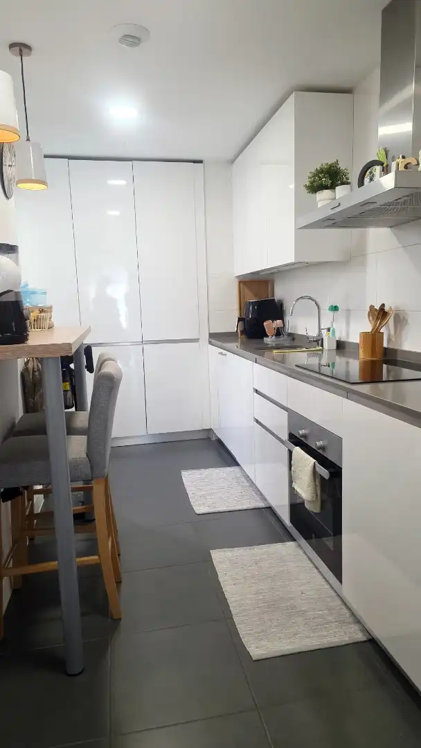 Kitchen of Flat for sale in Málaga  with Air Conditioner, Heating and Parquet flooring