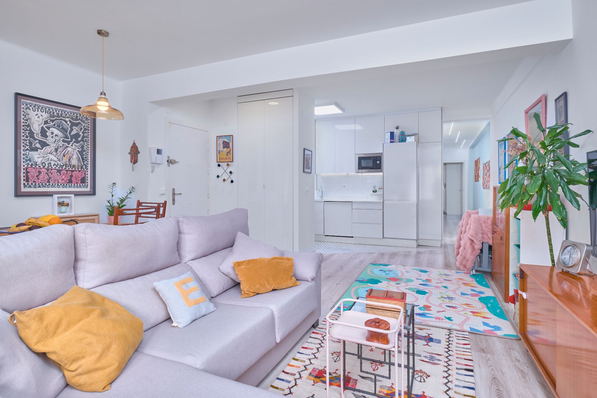 Living room of Flat for sale in  Madrid Capital  with Air Conditioner, Heating and Terrace