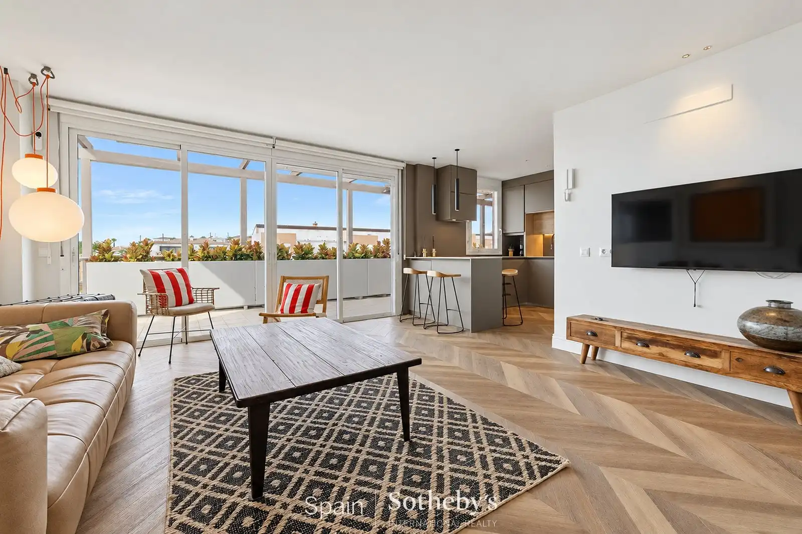 Sala de estar de Apartamento en venta en Golf del Sur - Amarilla Golf 