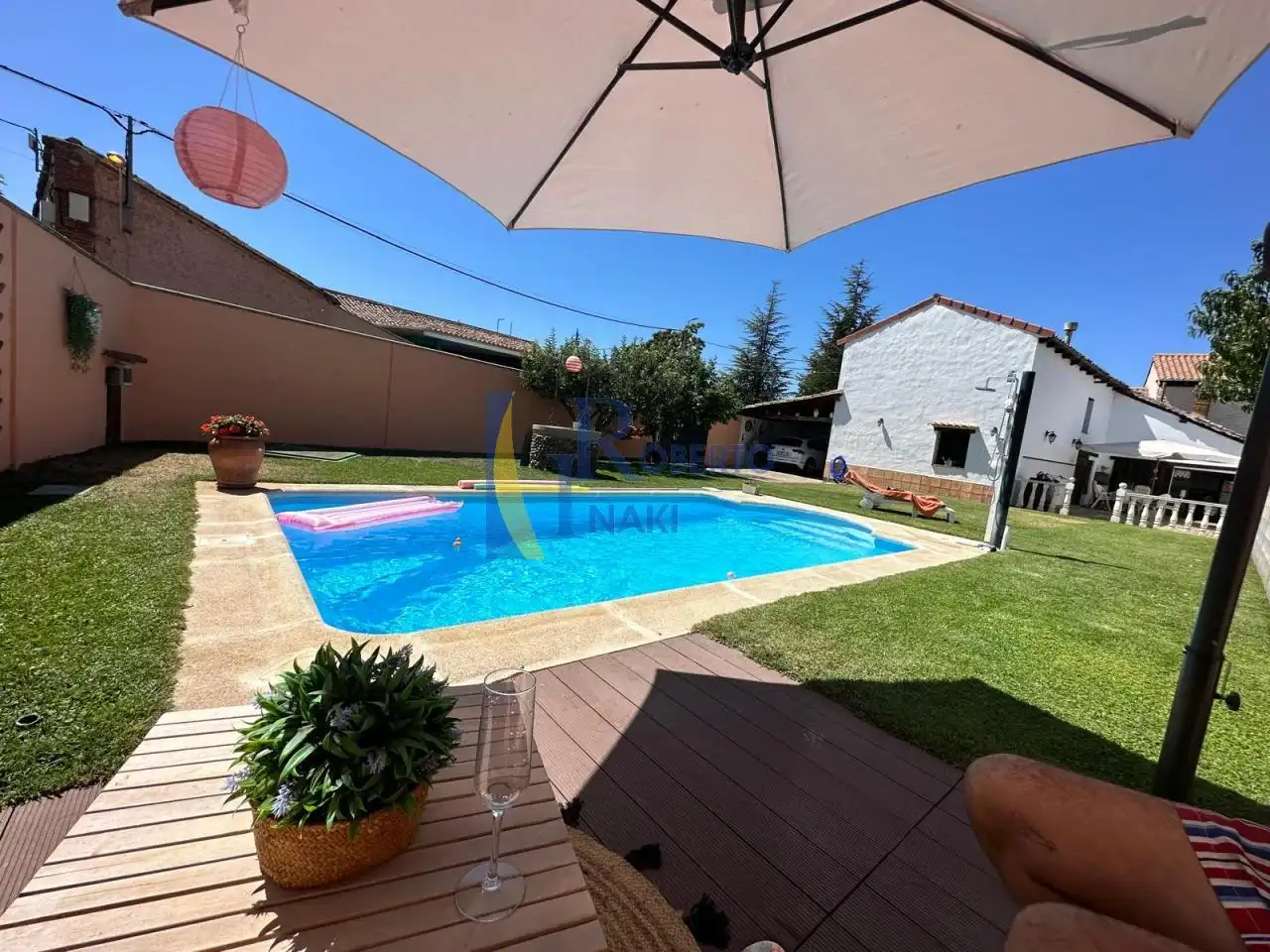 Piscina de Casa o chalet en venta en Cubillas de los Oteros con Calefacción, Jardín privado y Piscina