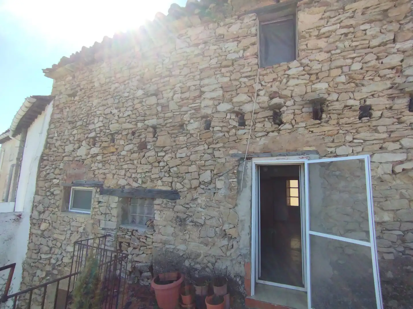Exterior view of Houses for sale in Villafranca del Cid / Vilafranca  with Terrace and Balcony