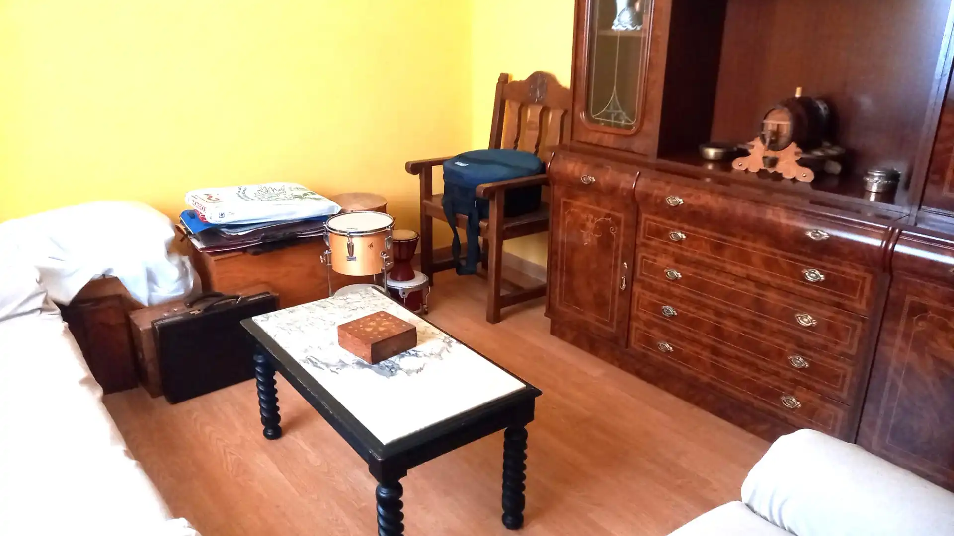 Sala de estar de Casa o chalet en venta en Langreo con Terraza y Amueblado