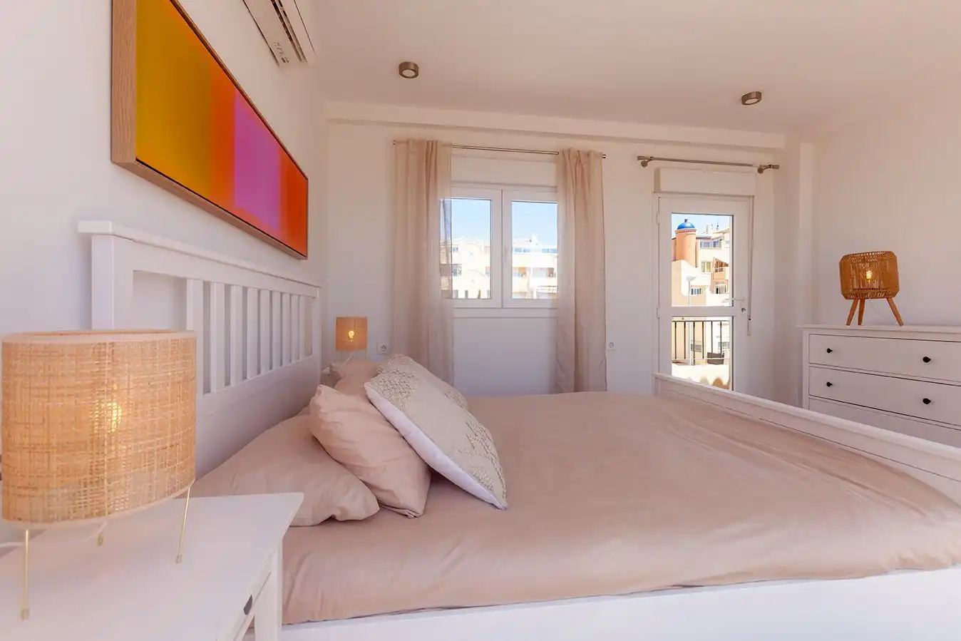 Habitación de Casa adosada en venta en Tarifa con Aire acondicionado, Calefacción y Jardín privado