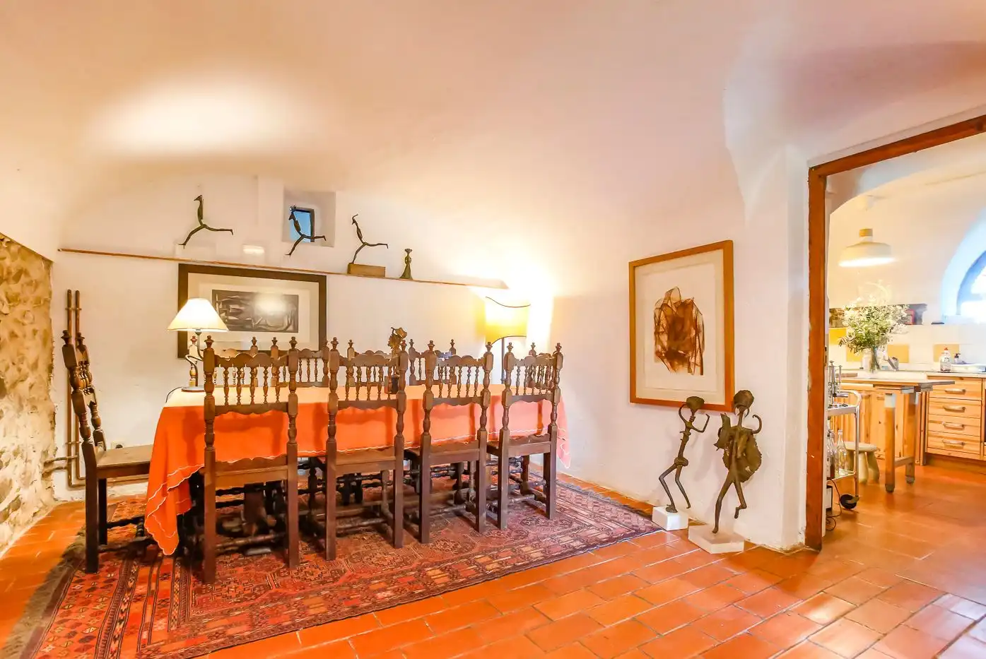 Dining room of Country homes for sale in Maià de Montcal  with Heating, Private garden and Terrace
