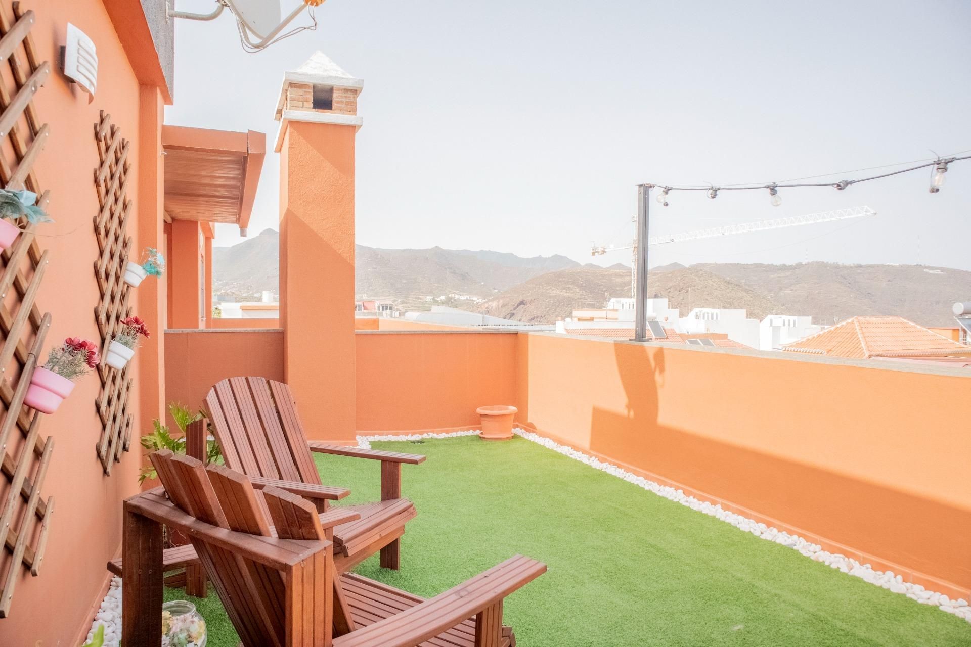 Terrace of House or chalet for sale in San Cristóbal de la Laguna  with Air Conditioner, Heating and Terrace