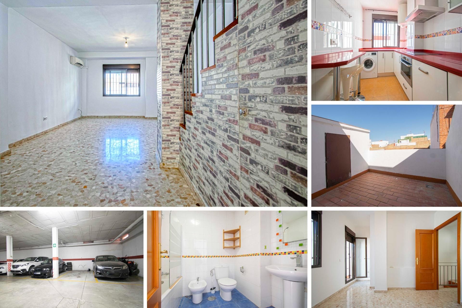 Exterior view of Duplex for sale in  Sevilla Capital  with Air Conditioner, Heating and Terrace