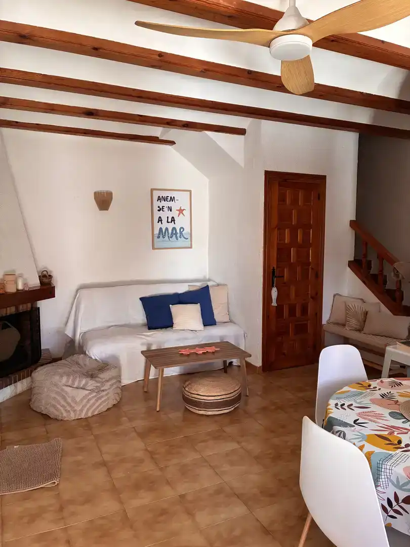 Living room of Flat for rent in Els Poblets  with Air Conditioner, Private garden and Storage room