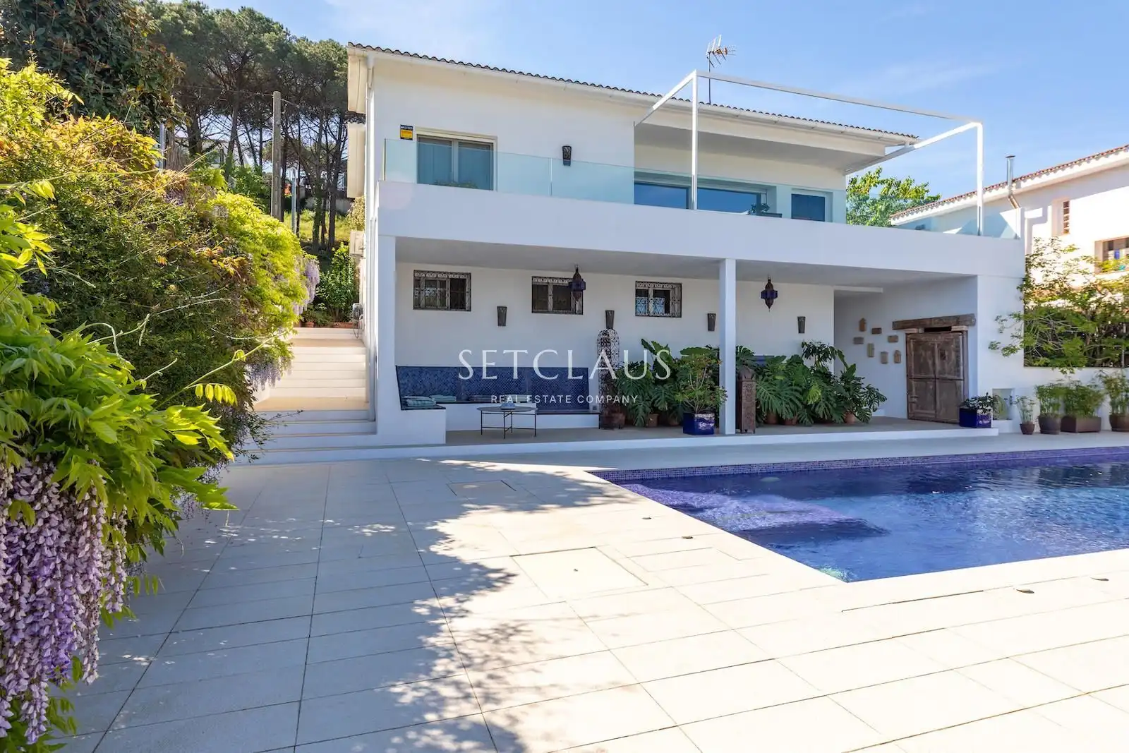 Vista exterior de Casa o chalet en venta en Vilanova del Vallès con Aire acondicionado, Calefacción y Jardín privado