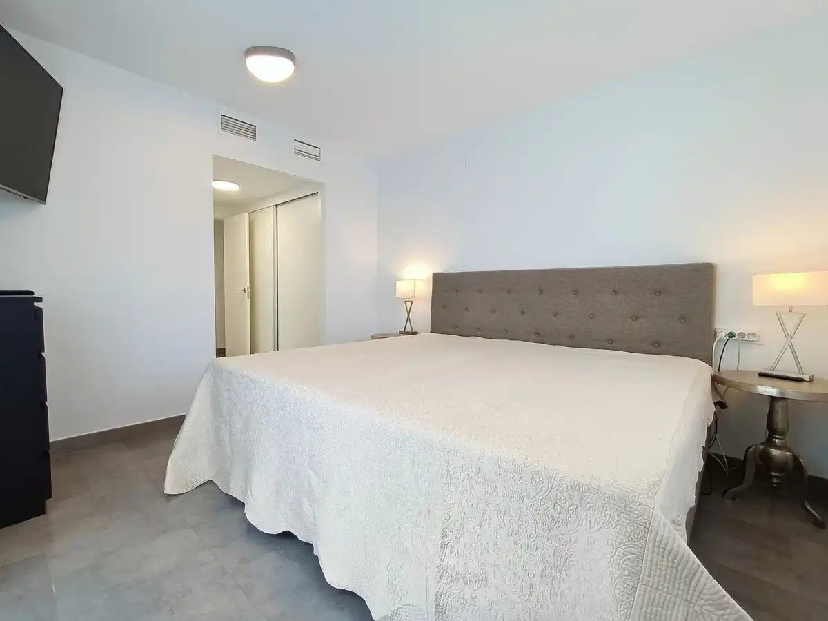Bedroom of Flat for sale in Estepona  with Air Conditioner, Terrace and Storage room