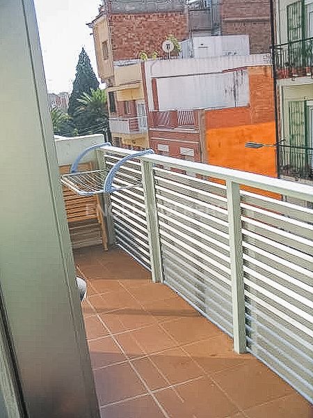 Balcony of Apartment for sale in  Barcelona Capital  with Air Conditioner, Heating and Furnished