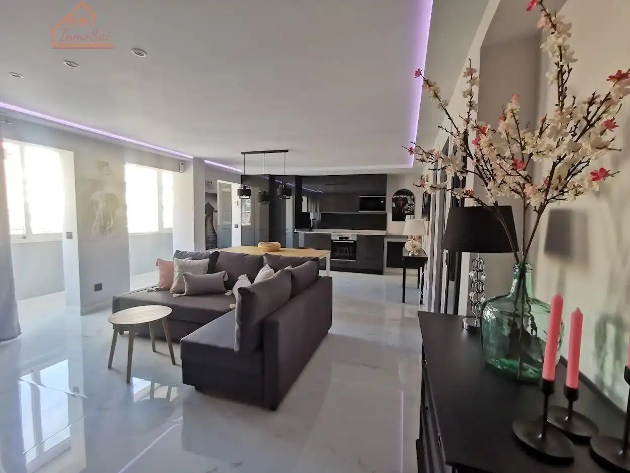 Wohnzimmer von Wohnung zur Miete in Madrid mit Klimaanlage, Heizung und Möbliert