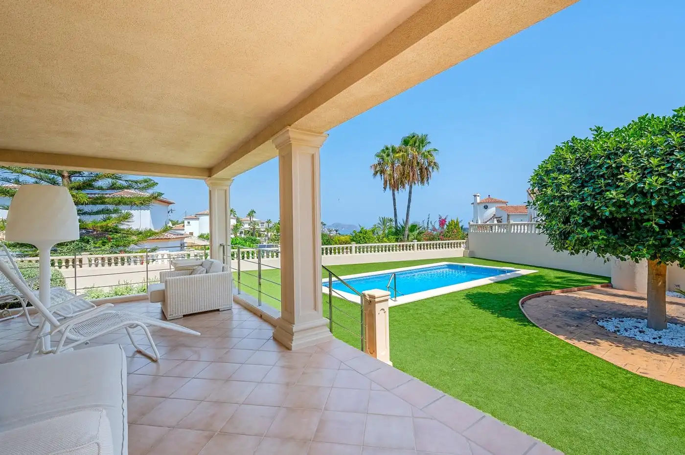 Terraza de Casa o chalet en venta en Benissa con Jardín privado, Terraza y Trastero