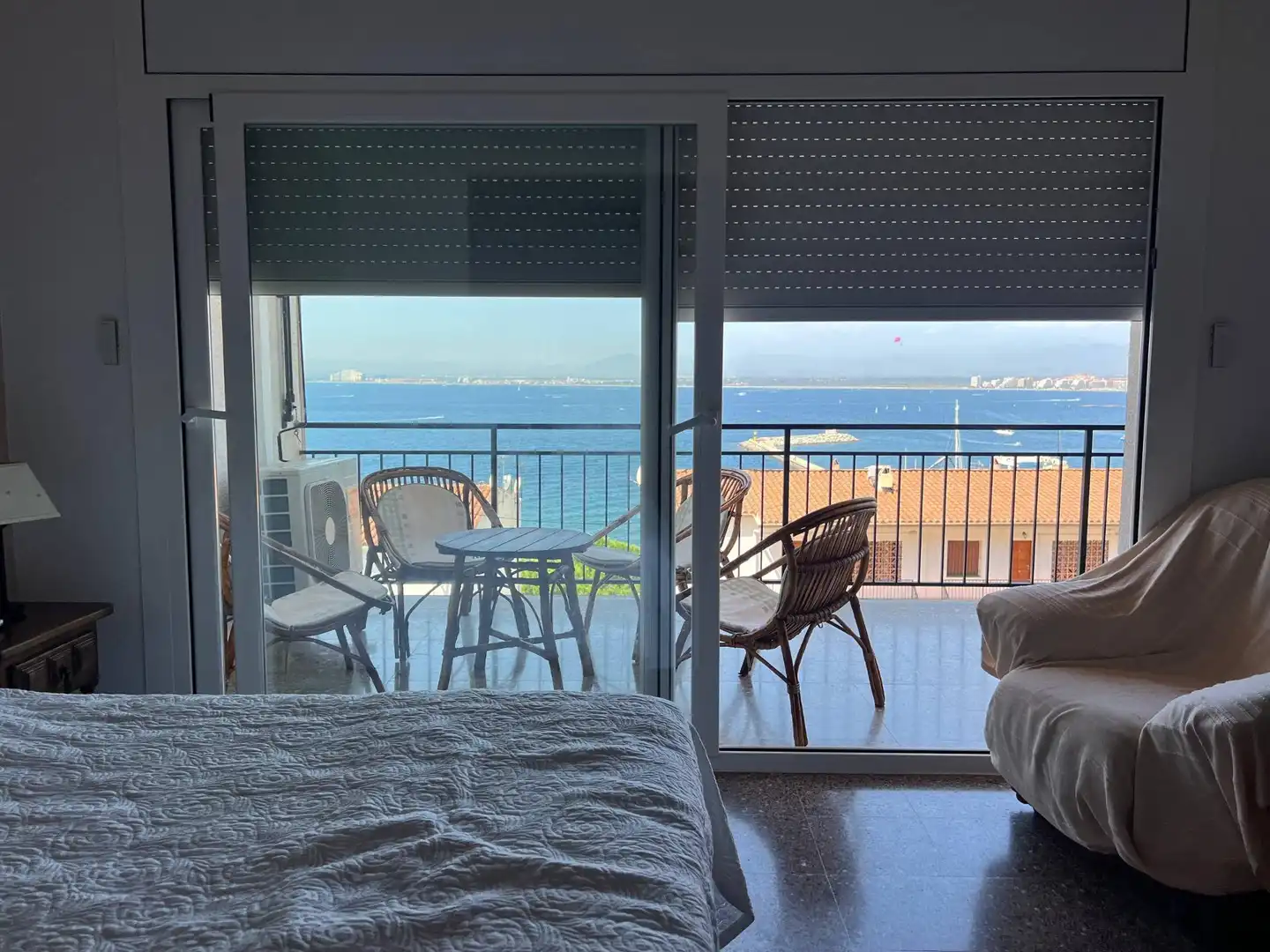 Balcony of Flat for sale in Roses  with Terrace and Furnished