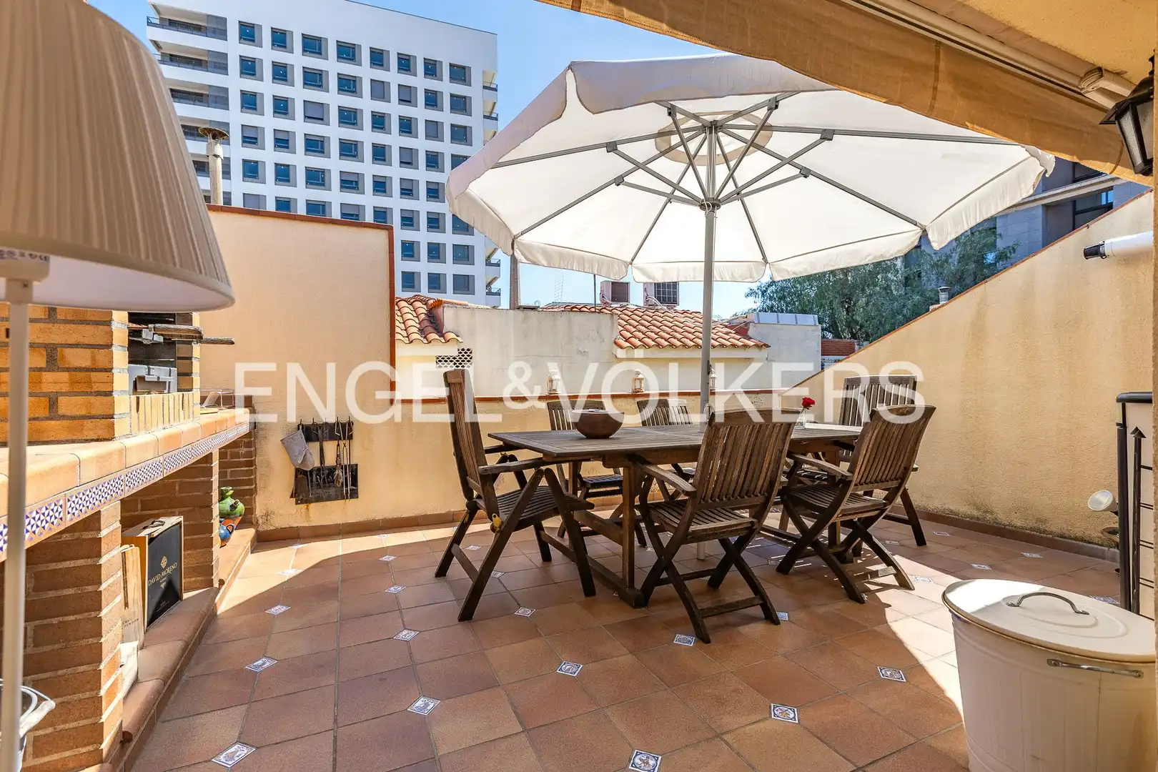 Terrace of Attic for sale in Sabadell  with Air Conditioner, Heating and Parquet flooring