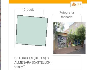 Terreny residencial en venda a Carrer les Forques 6