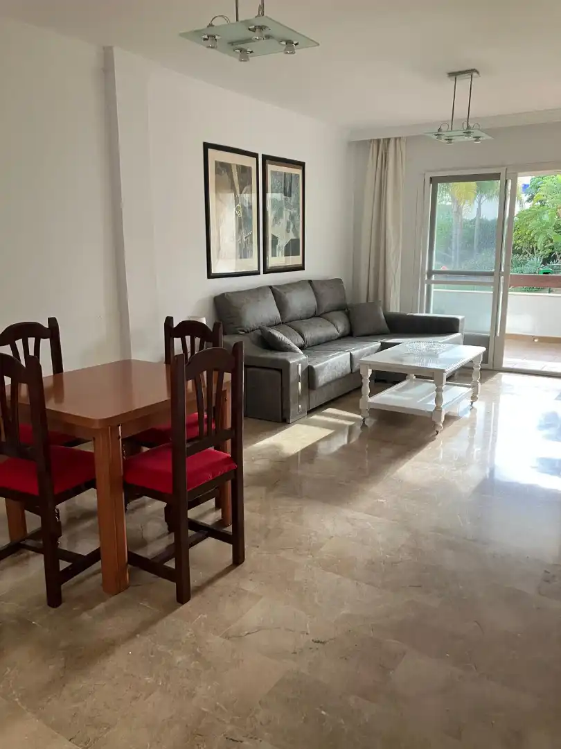 Living room of Flat for rent in Estepona  with Furnished